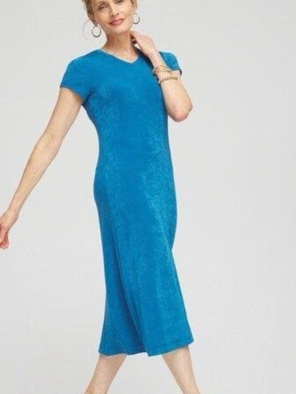 Chico's Teal Maxi Dress